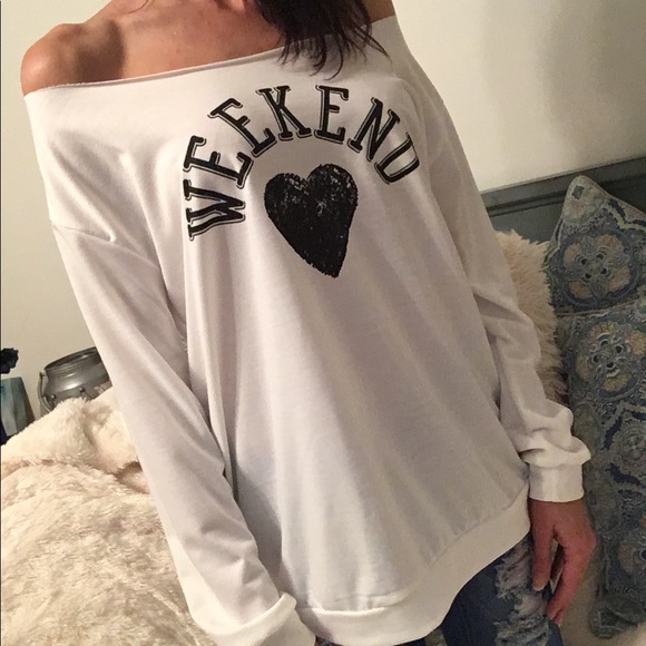 Tops - Medium Only Weekend Graphic French Terry